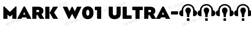 mark w01 ultra字体转换